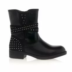Vinyl Shoes Boots / Bottines Fille Noir