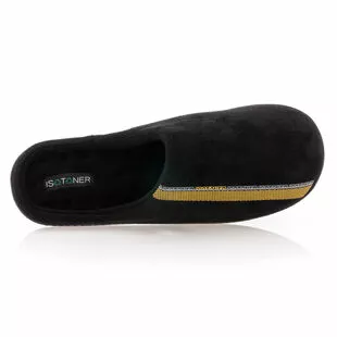 ISOTONER Pantoufles Homme Noir 6 ISOTONER Pantoufles Homme Noir – Image 6
