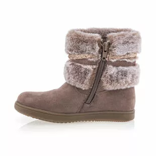 3 Pommes Boots / Bottines Fille Marron 4 3 Pommes Boots / Bottines Fille Marron – Image 4