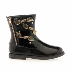 Vinyl Shoes Boots / Bottines Fille Noir