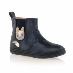 Color Block Boots / Bottines Fille Bleu -magasin de bottes 01W040485B