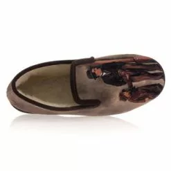 Pantoufles Homme Marron -magasin de bottes 01W041633F