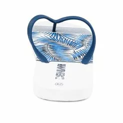 Claquettes BLANC DENIM SIDE -magasin de bottes claquettes blanc denim side 2