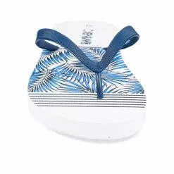 Claquettes BLANC DENIM SIDE -magasin de bottes claquettes blanc denim side 4