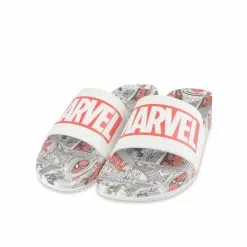 Claquettes BLANC MARVEL -magasin de bottes claquettes blanc marvel 4