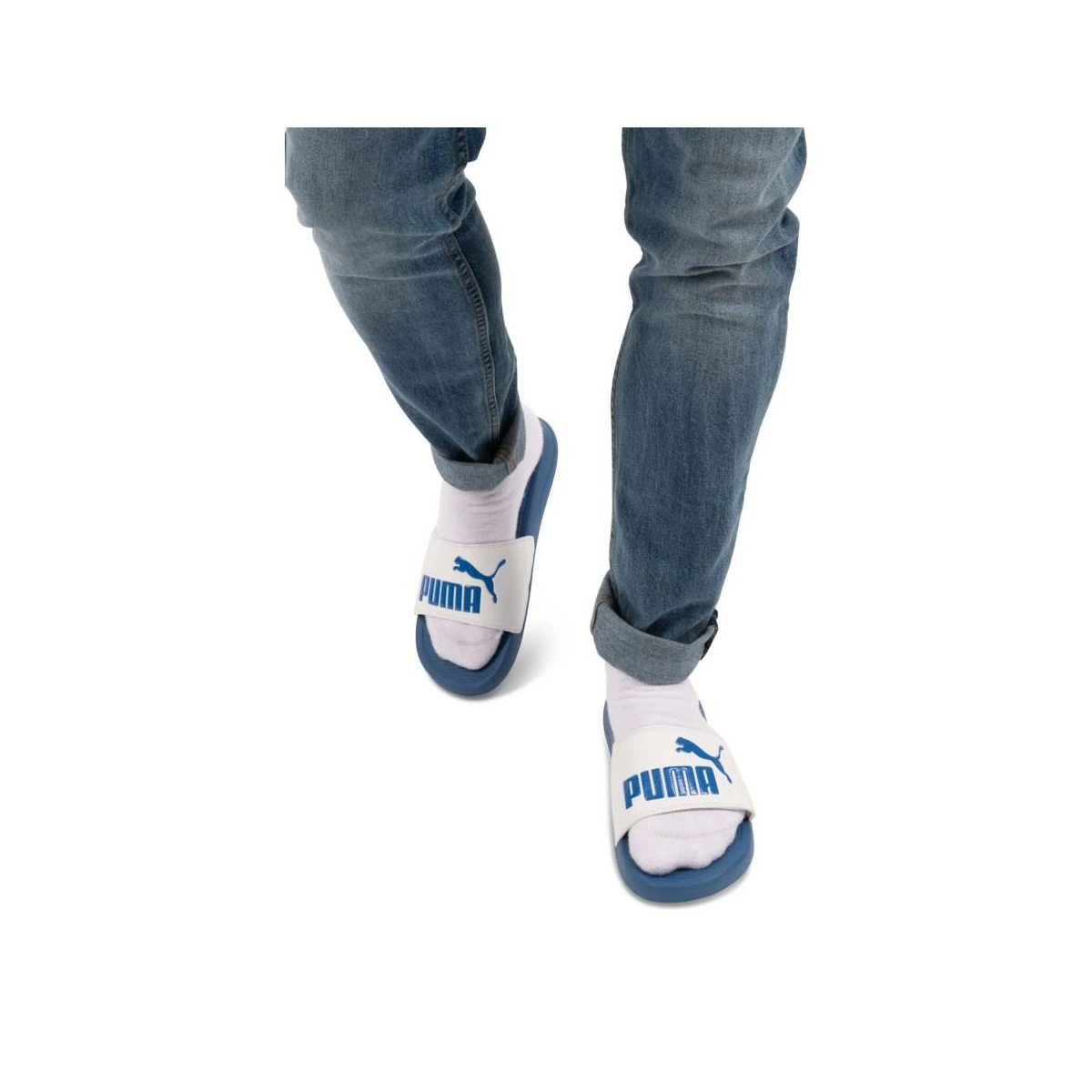 Claquettes BLEU PUMA 7 Claquettes BLEU PUMA – Image 7