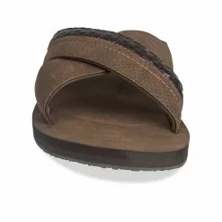 Claquettes MARRON DENIM SIDE -magasin de bottes claquettes marron denim side 14