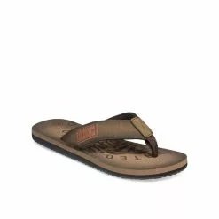 Claquettes MARRON DENIM SIDE