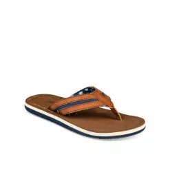 Claquettes MARRON DENIM SIDE