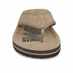 Claquettes MARRON DENIM SIDE -magasin de bottes claquettes marron denim side 29