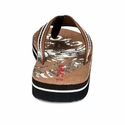 Claquettes MARRON DENIM SIDE -magasin de bottes claquettes marron denim side 7