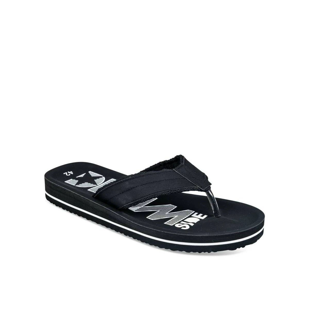 Claquettes NOIR DENIM SIDE 1 Claquettes NOIR DENIM SIDE