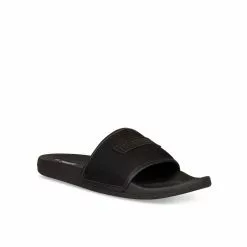 Claquettes NOIR DENIM SIDE