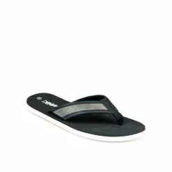 Claquettes NOIR DENIM SIDE