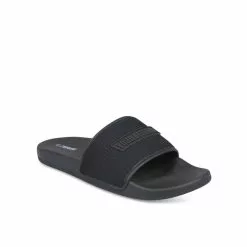 Claquettes NOIR DENIM SIDE