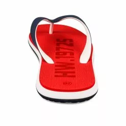 Claquettes ROUGE DENIM SIDE -magasin de bottes claquettes rouge denim side 2