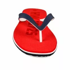 Claquettes ROUGE DENIM SIDE -magasin de bottes claquettes rouge denim side 4