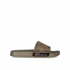 Claquettes VERT DENIM SIDE -magasin de bottes claquettes vert denim side 6