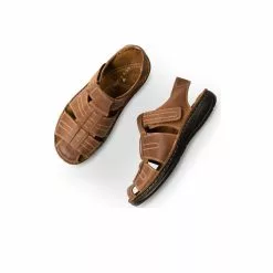 Sandales COGNAC CAPE BOARD CUIR -magasin de bottes sandales cognac cape board cuir 4