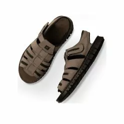 Sandales GRIS CAPE BOARD CUIR -magasin de bottes sandales gris cape board cuir 9