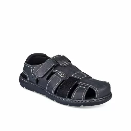 Sandales NOIR CAPE MOUNTAIN CUIR -magasin de bottes sandales noir cape mountain cuir 12