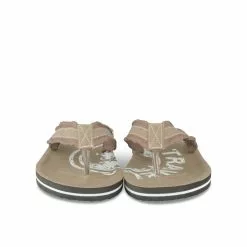 Tongs MARRON DENIM SIDE -magasin de bottes tongs marron denim side 9