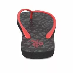 Tongs NOIR U.S. POLO ASSN. -magasin de bottes tongs noir u s polo assn 1 2